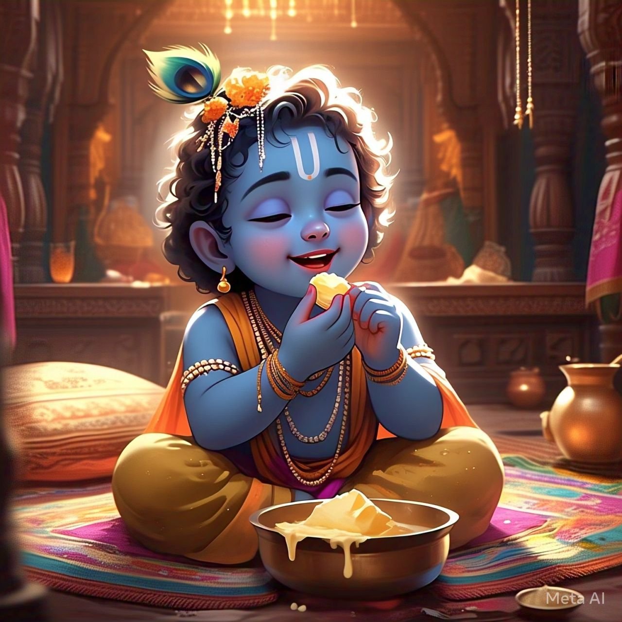 Lord Krishna's Butter Leela: Spiritual Secrets and Symbolism