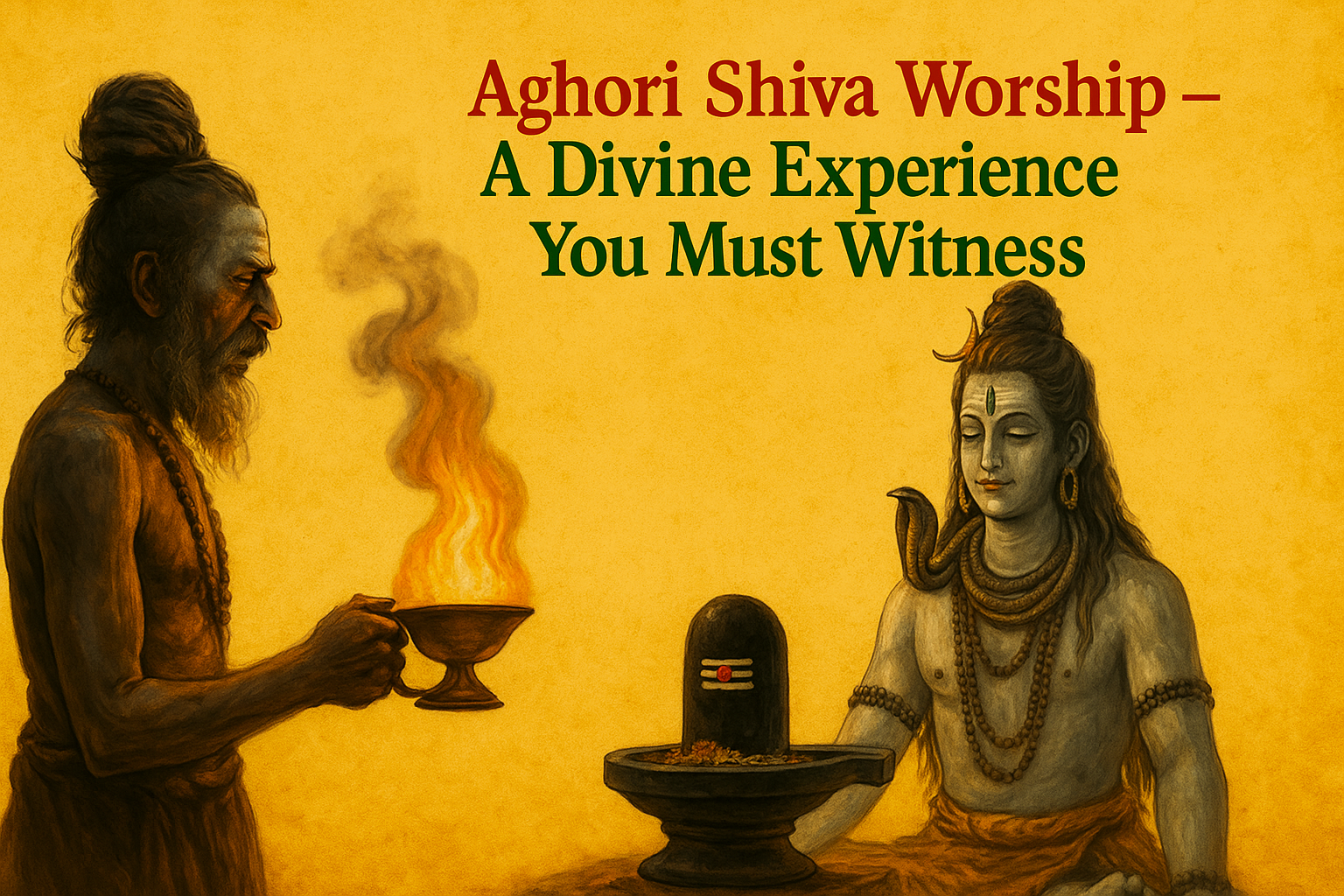 Aghori Shiva Worship – A Divine Experience You Must Witness