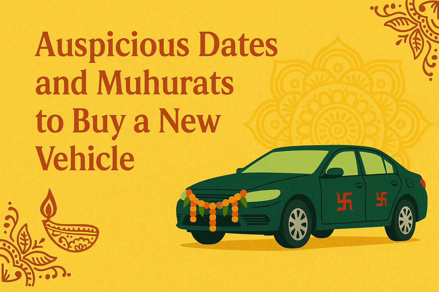 Auspicious Dates and Muhurats to Buy a New Vehicle