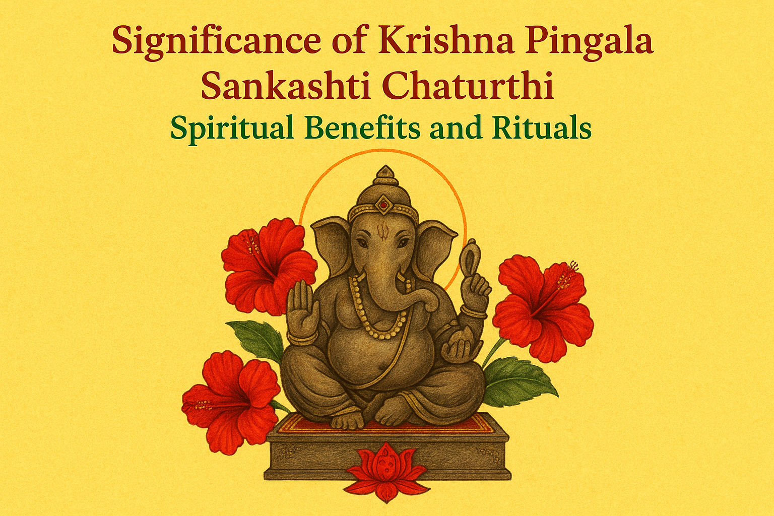 Significance of Krishna Pingala Sankashti Chaturthi – Spiritual Benefits and Rituals