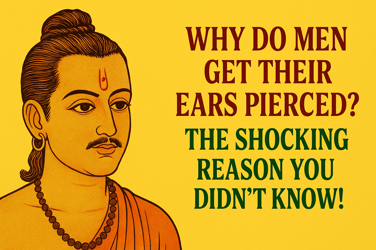 Why Do Men Get Their Ears Pierced? The Shocking Reason You Didn't Know!