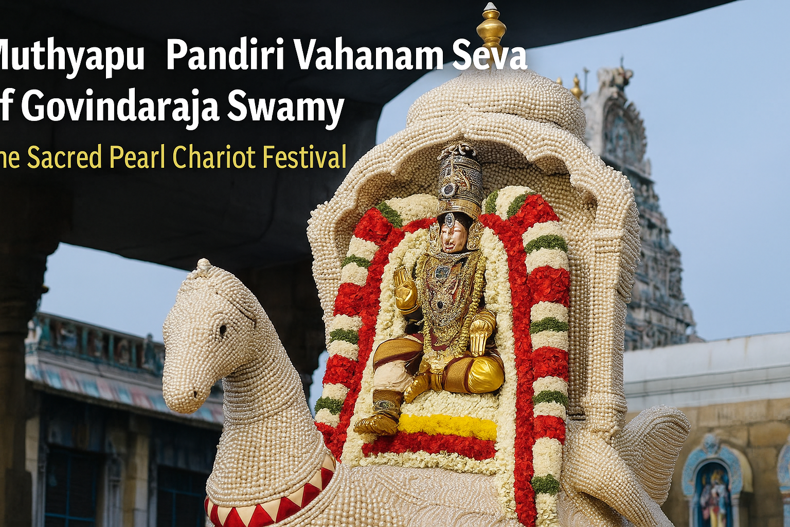 Muthyapu Pandiri Vahanam Seva of Govindaraja Swamy – The Sacred Pearl Chariot Festival