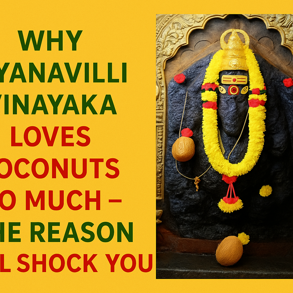కొబ్బరికాయలంటే ఈ వినాయకుడికి ఎంతో ఇష్టం ఎందుకో తెలిస్తే షాకవుతారు