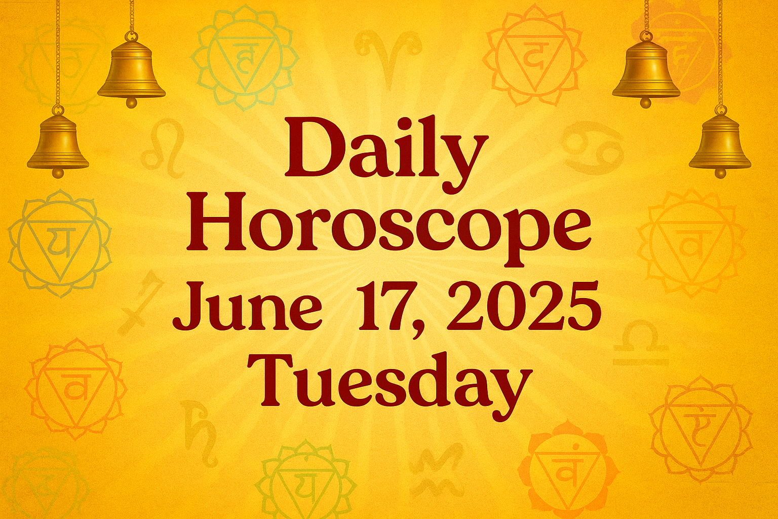 Daily Horoscope – June 17, 2025, Tuesday