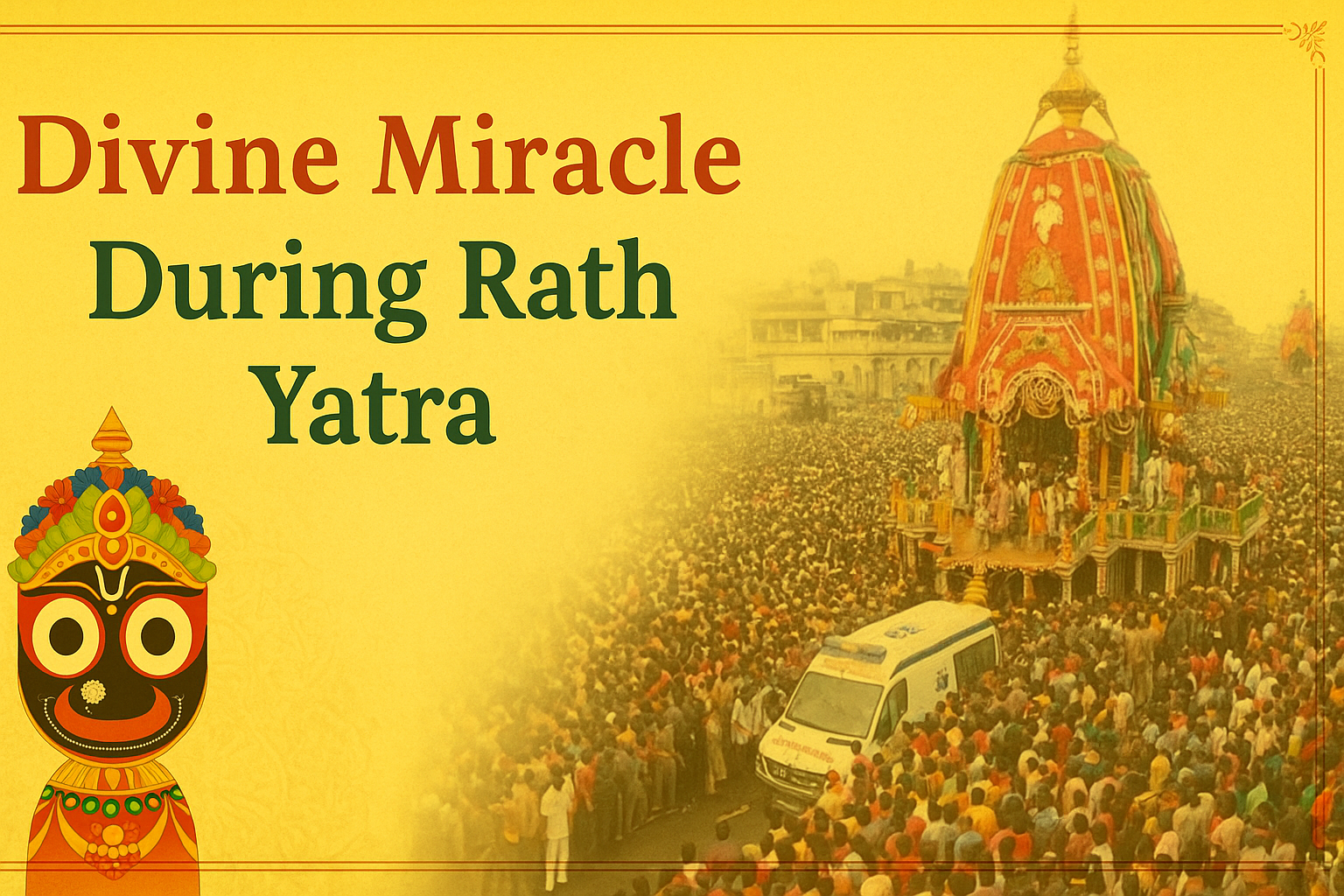 Divine Miracle During Rath Yatra