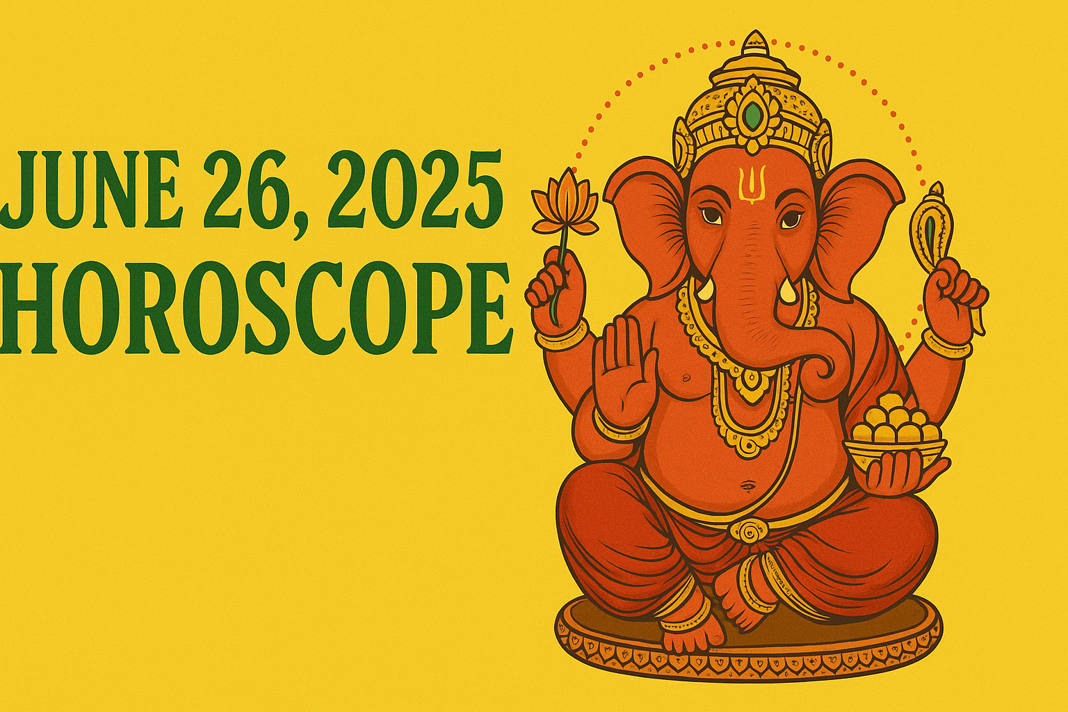 June 26, 2025 Horoscope
