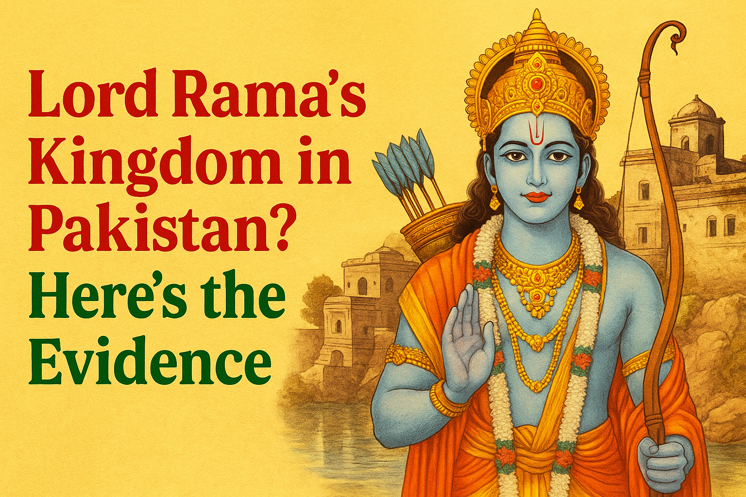 Lord Rama’s Kingdom in Pakistan Here’s the Evidence