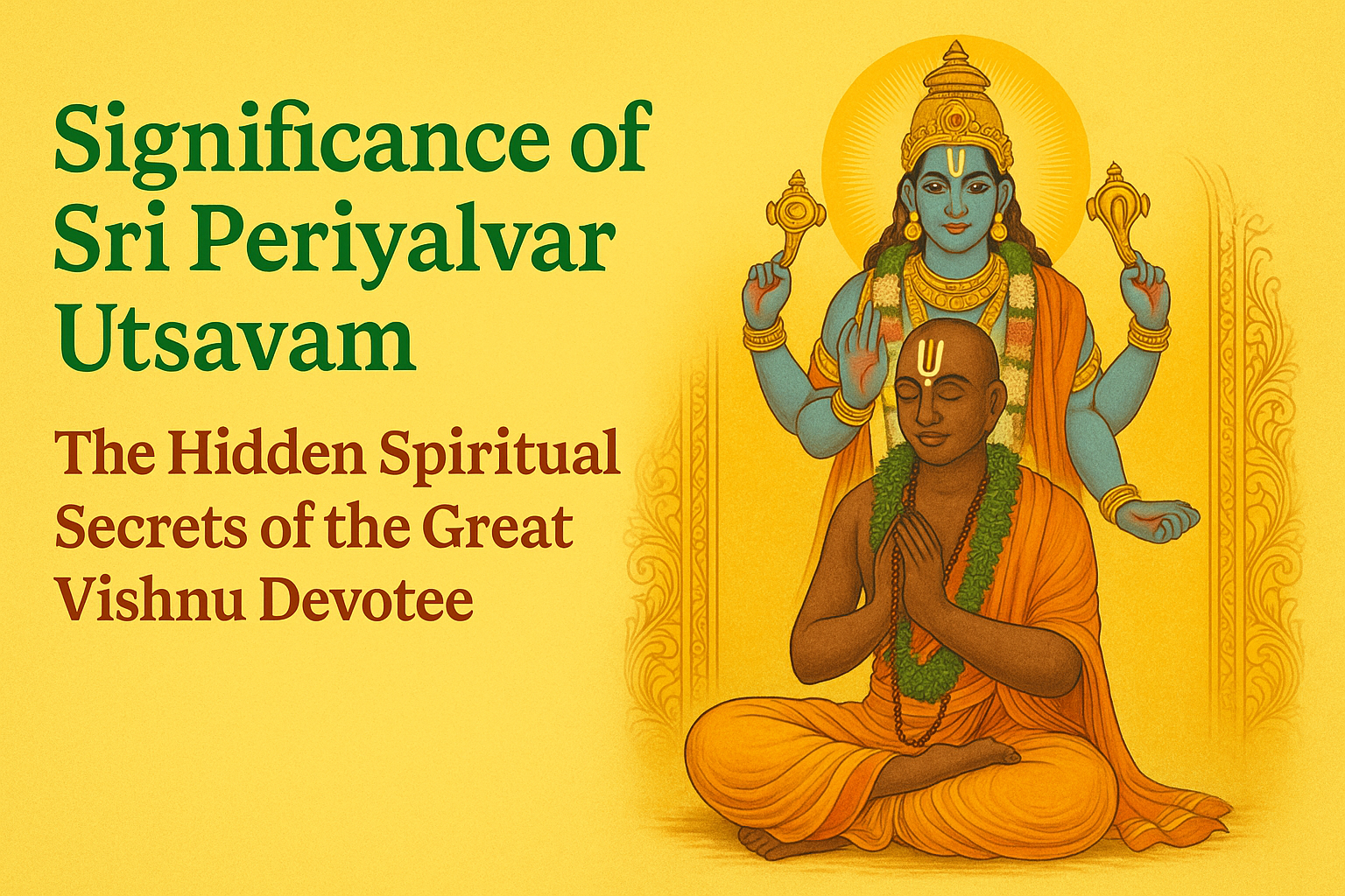 Significance of Sri Periyalvar Utsavam