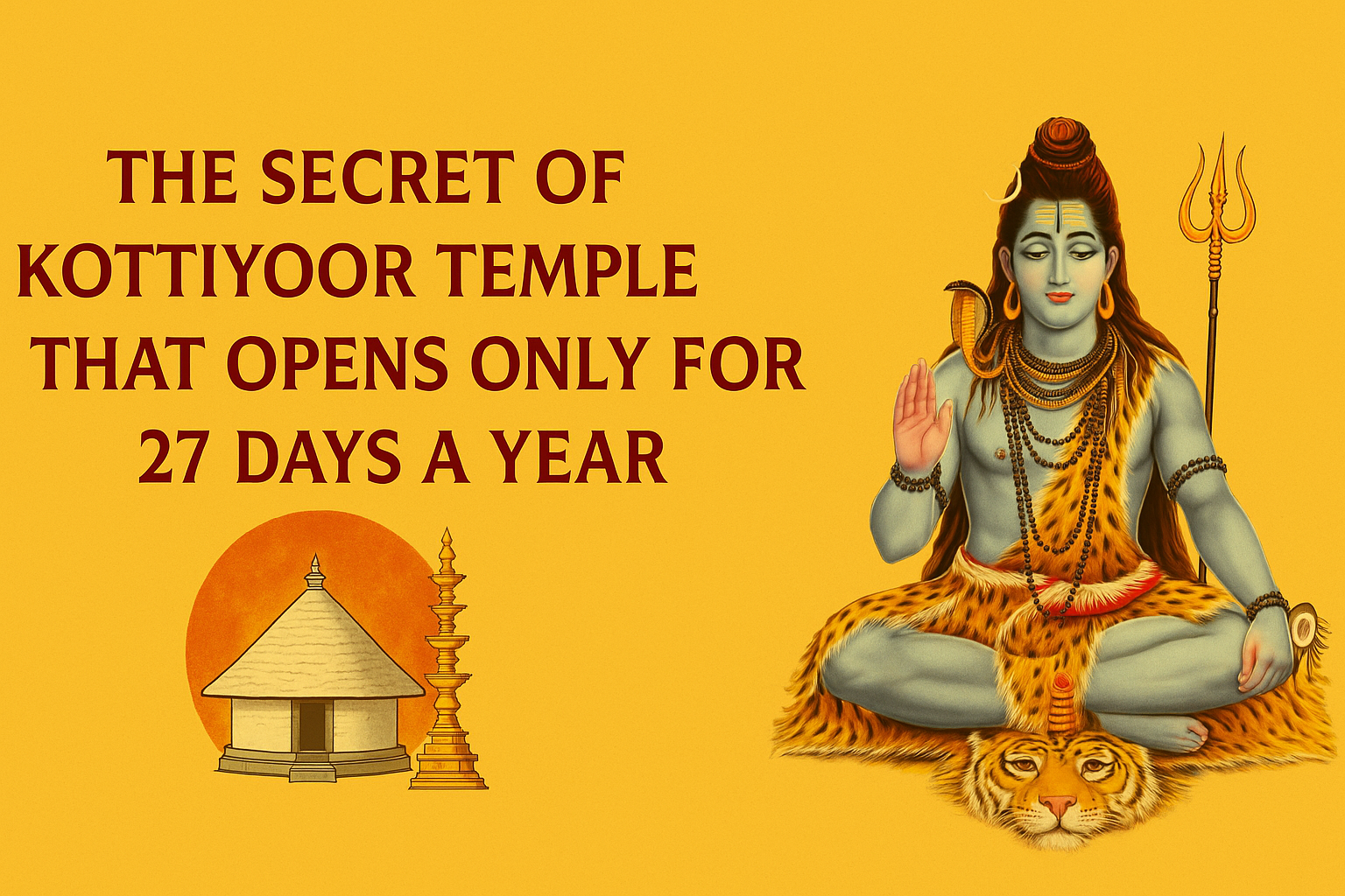 The Secret of Kottiyoor Temple That Opens Only for 27 Days a Year