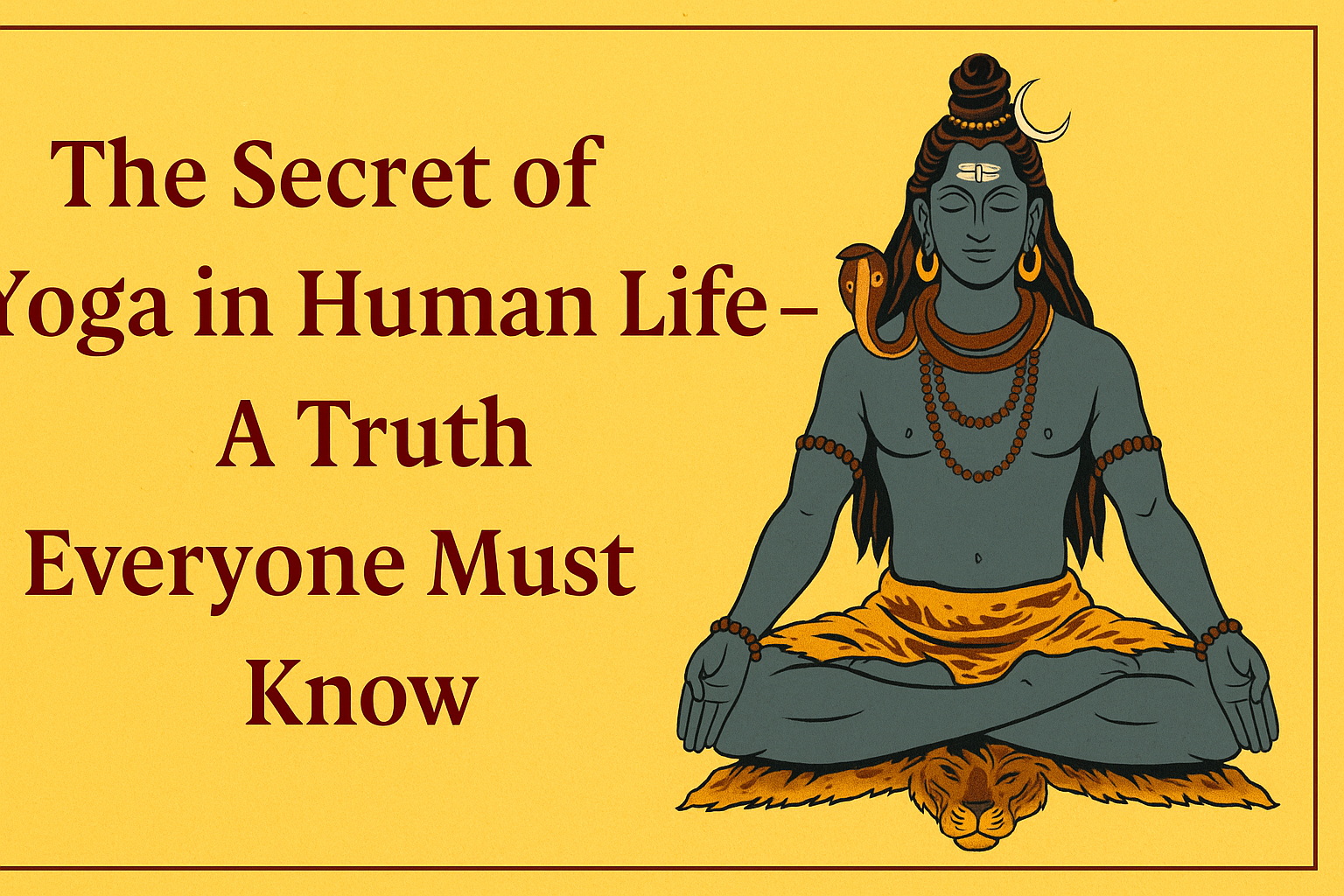 The Secret of Yoga in Human Life – A Truth Everyone Must Know