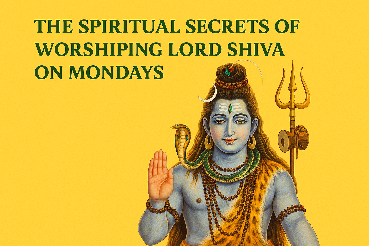 The Spiritual Secrets of Worshiping Lord Shiva on Mondays
