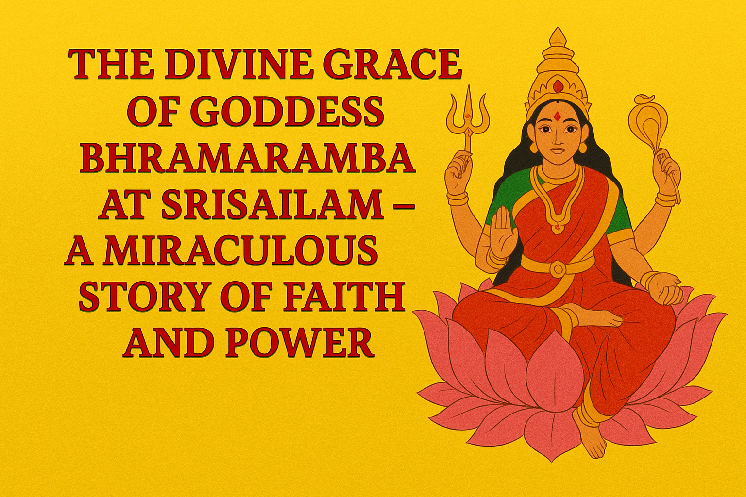 This Is the Grace of Goddess Bhramaramba