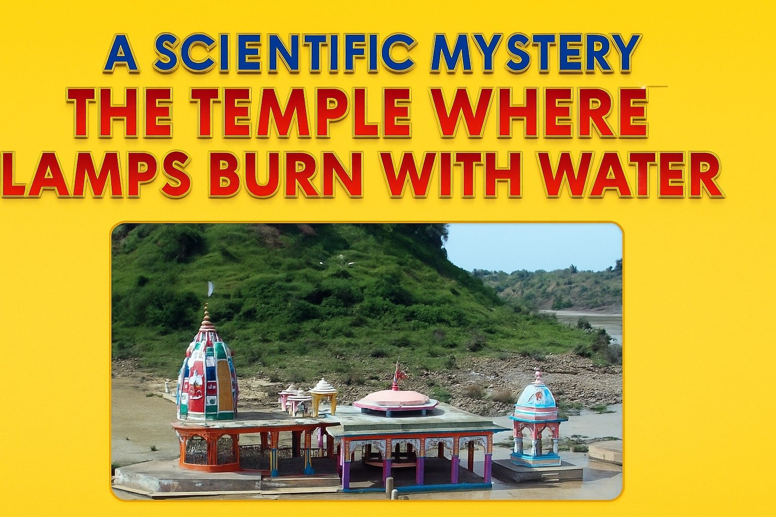 A Scientific Mystery The Temple Where Lamps Burn with Water