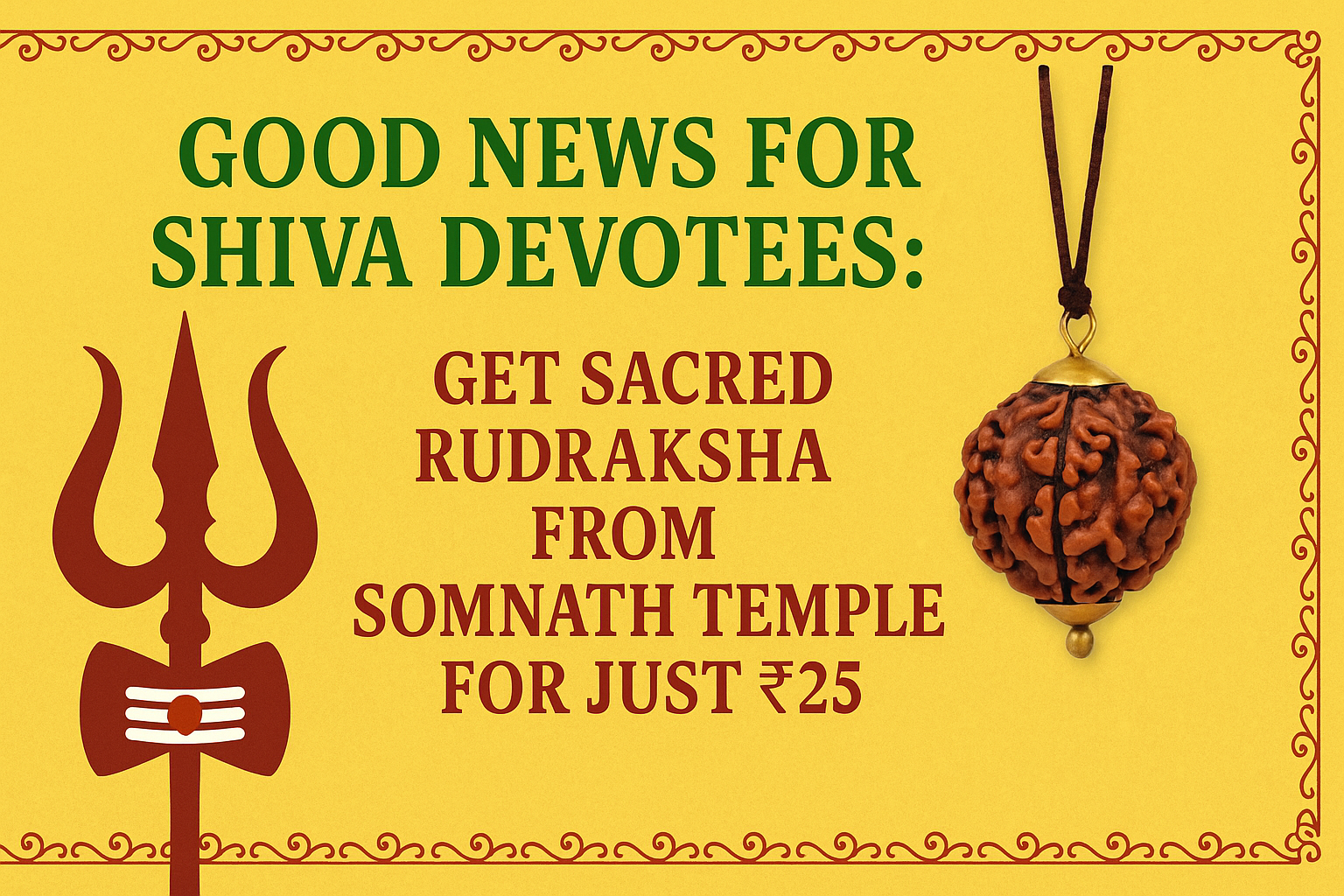 Good News for Shiva Devotees