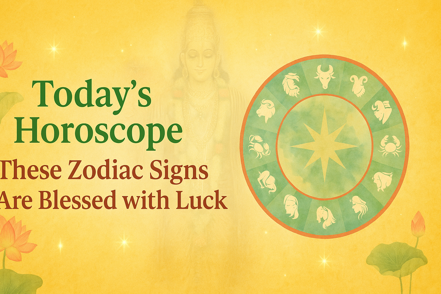 Today’s Horoscope – These Zodiac Signs Are Blessed with Luck