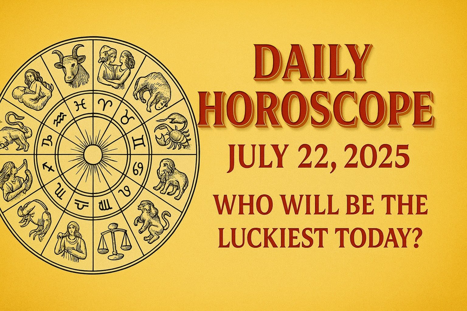 Daily Horoscope July 22, 2025 Who Will Be the Luckiest Today