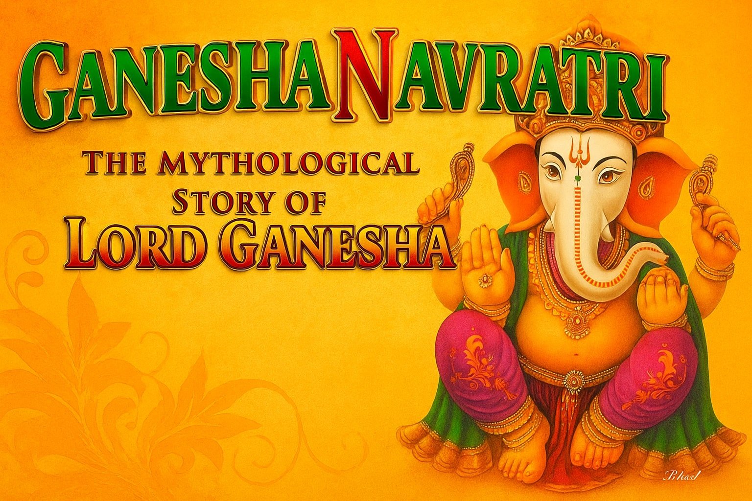 Ganesha Navratri The Mythological Story of Lord Ganesha