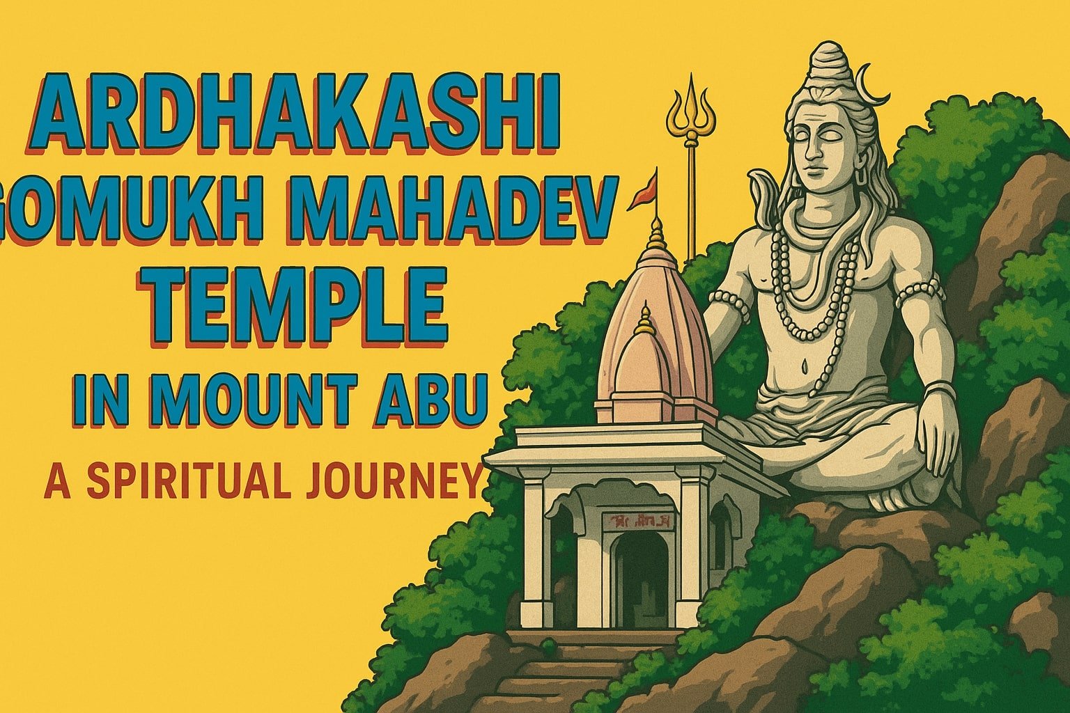 Have you ever visited the Ardhakashi Temple in Mount Abu