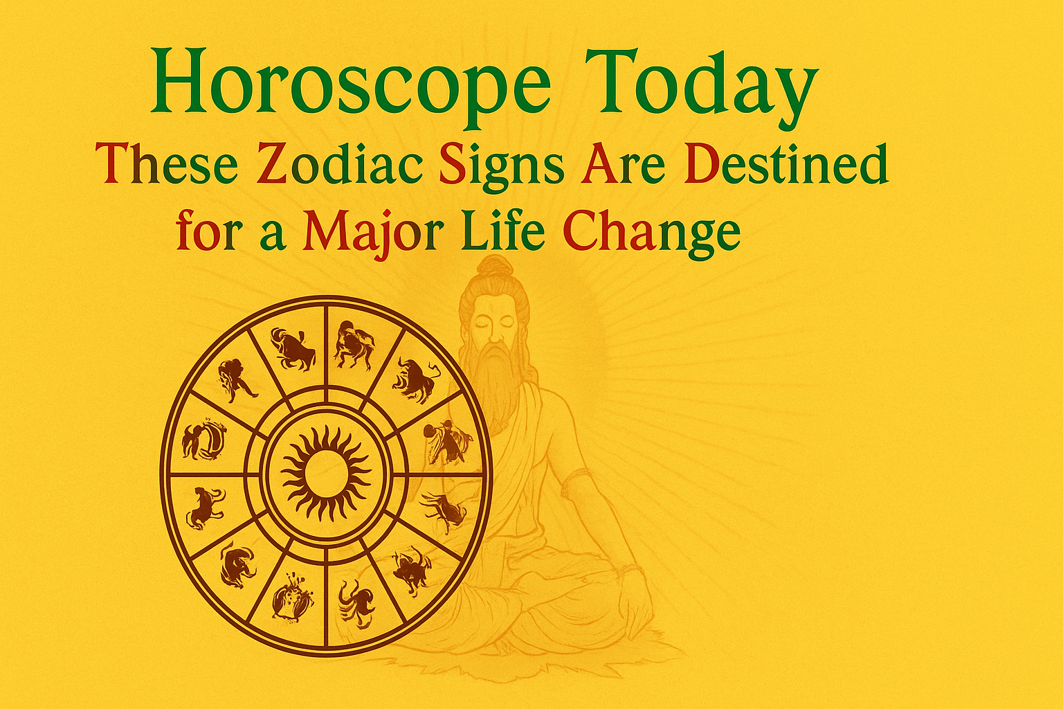 Horoscope Today – These Zodiac Signs Are Destined for a Major Life Change