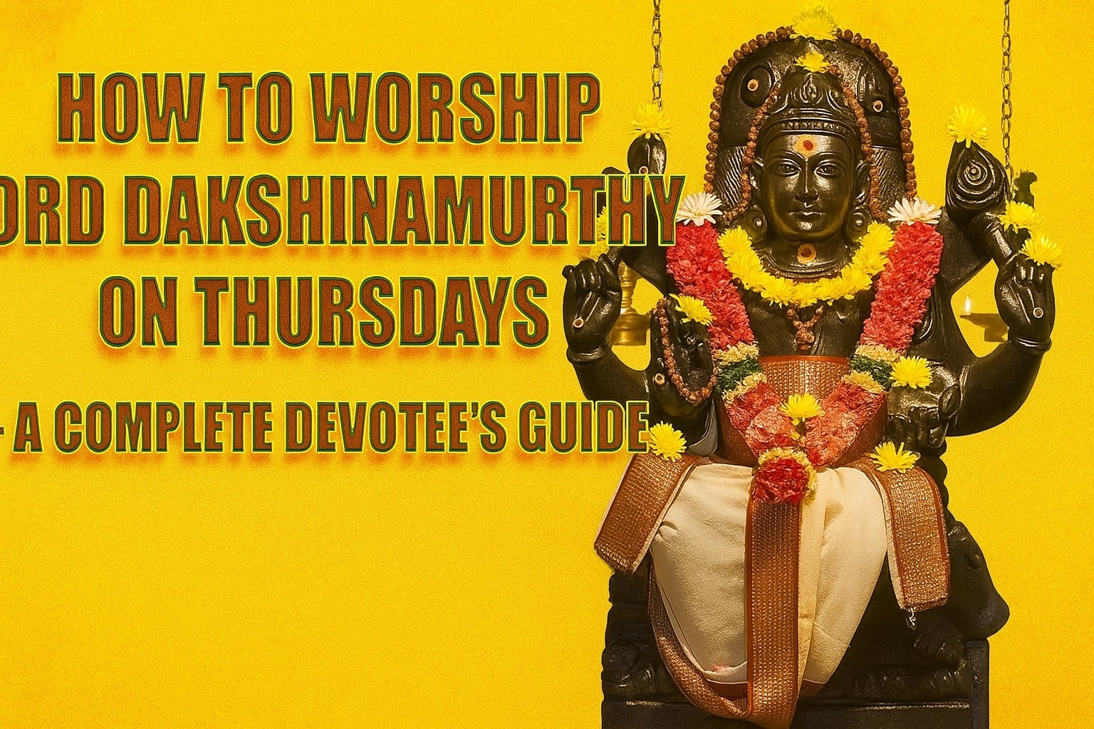 How to Worship Lord Dakshinamurthy on Thursdays – A Complete Devotee’s Guide