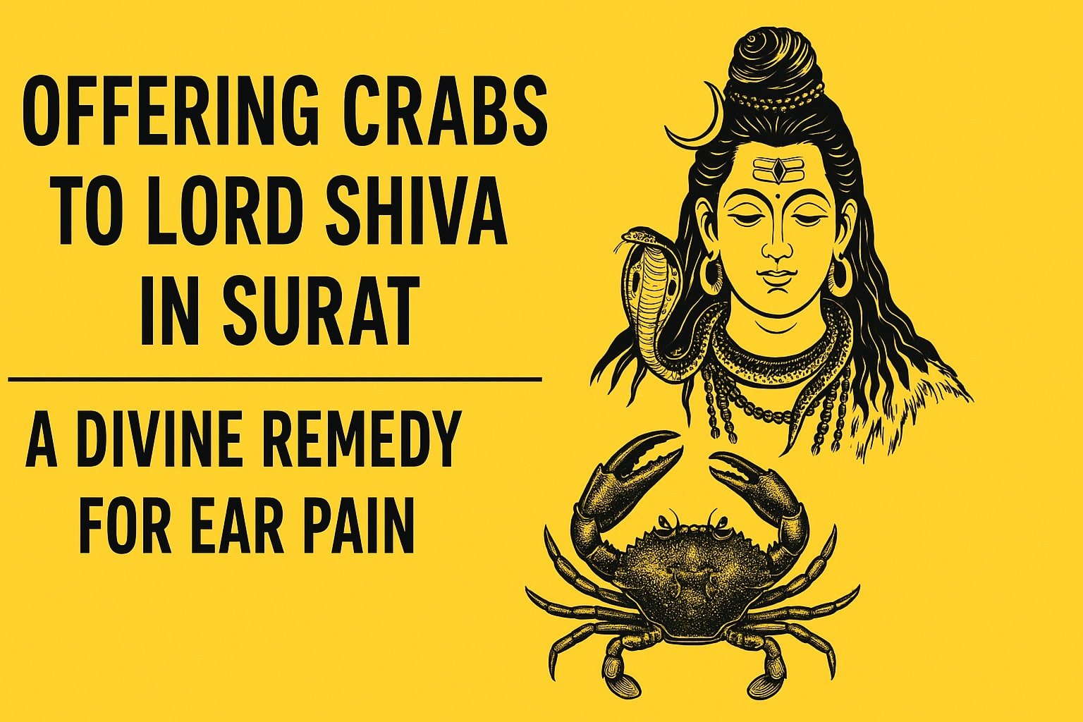 Cure for ear pain with naivedyam