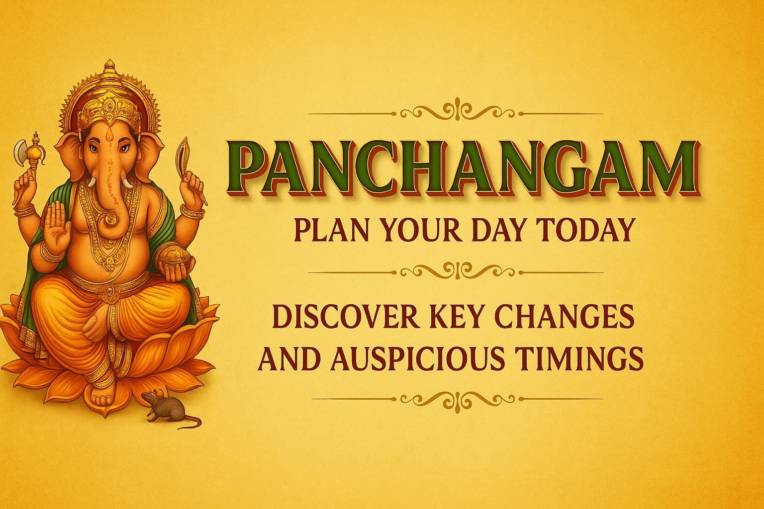 పంచాంగం – ఈరోజును ఇలా ప్లాన్‌ చేసుకోండి…మార్పులు తెలుసుకోండి