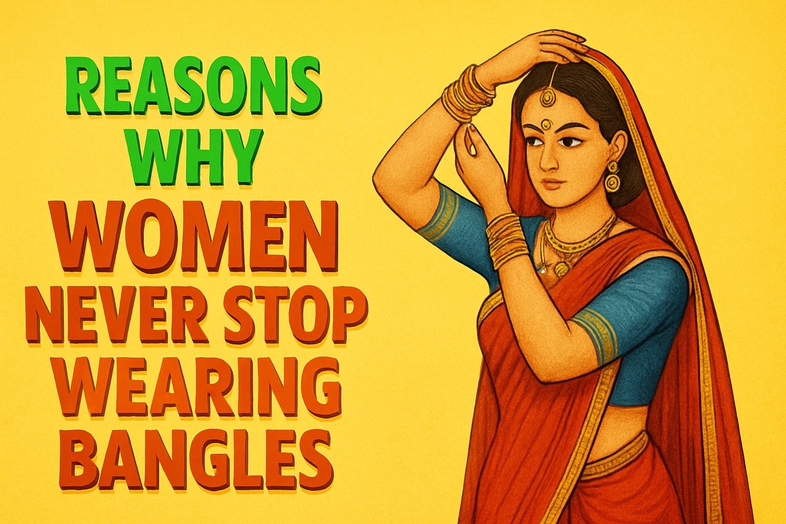 Reasons Why Women Never Stop Wearing Bangles