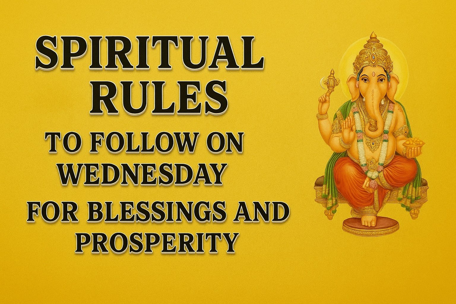 Spiritual Rules to Follow on Wednesday for Blessings and Prosperity