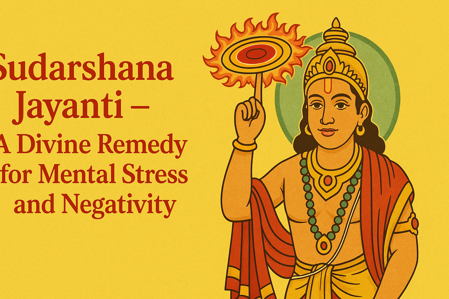 Sudarshana Jayanti – A Divine Remedy for Mental Stress and Negativity