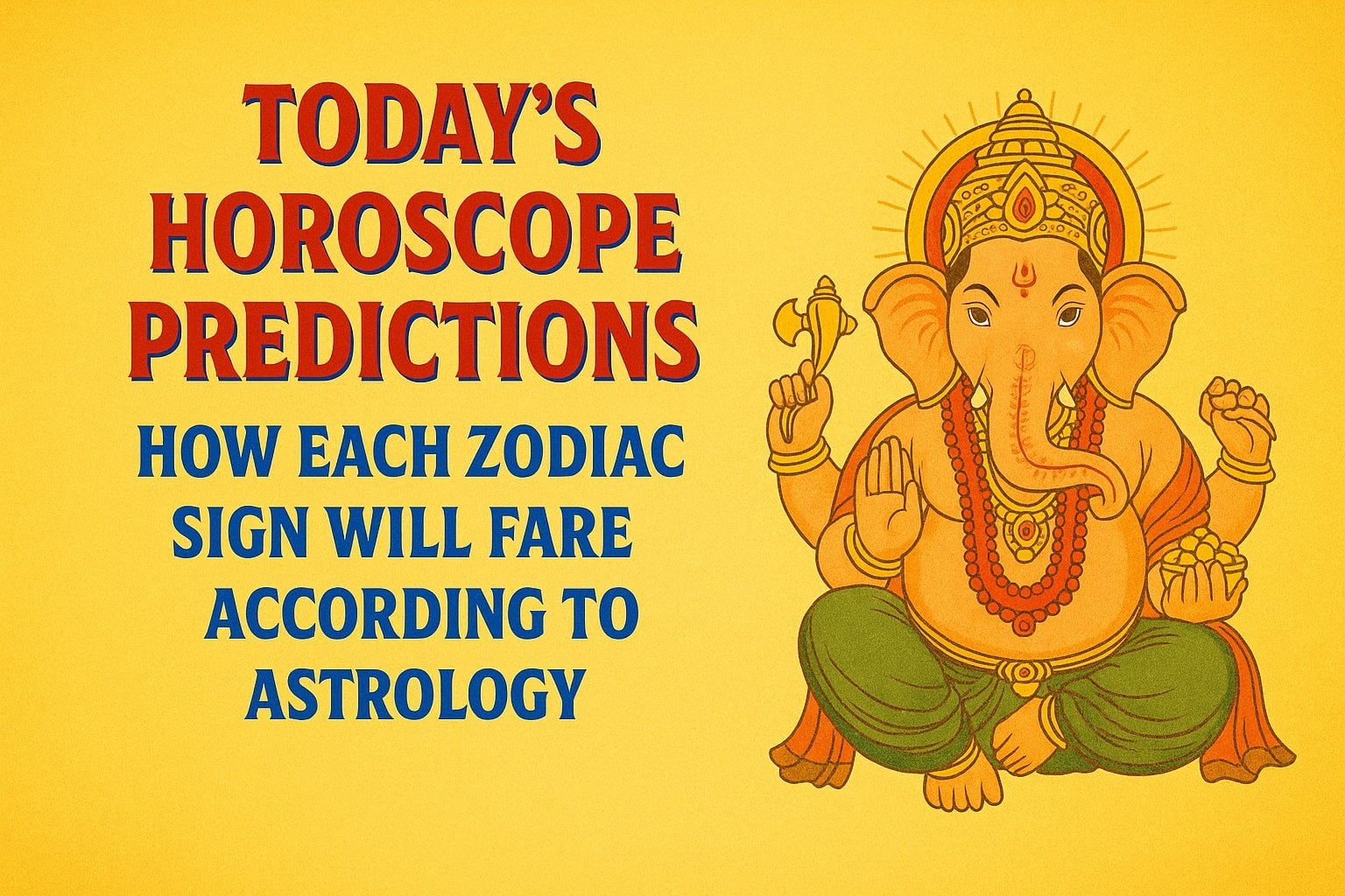 Today’s Horoscope Predictions – How Each Zodiac Sign Will Fare According to Astrology