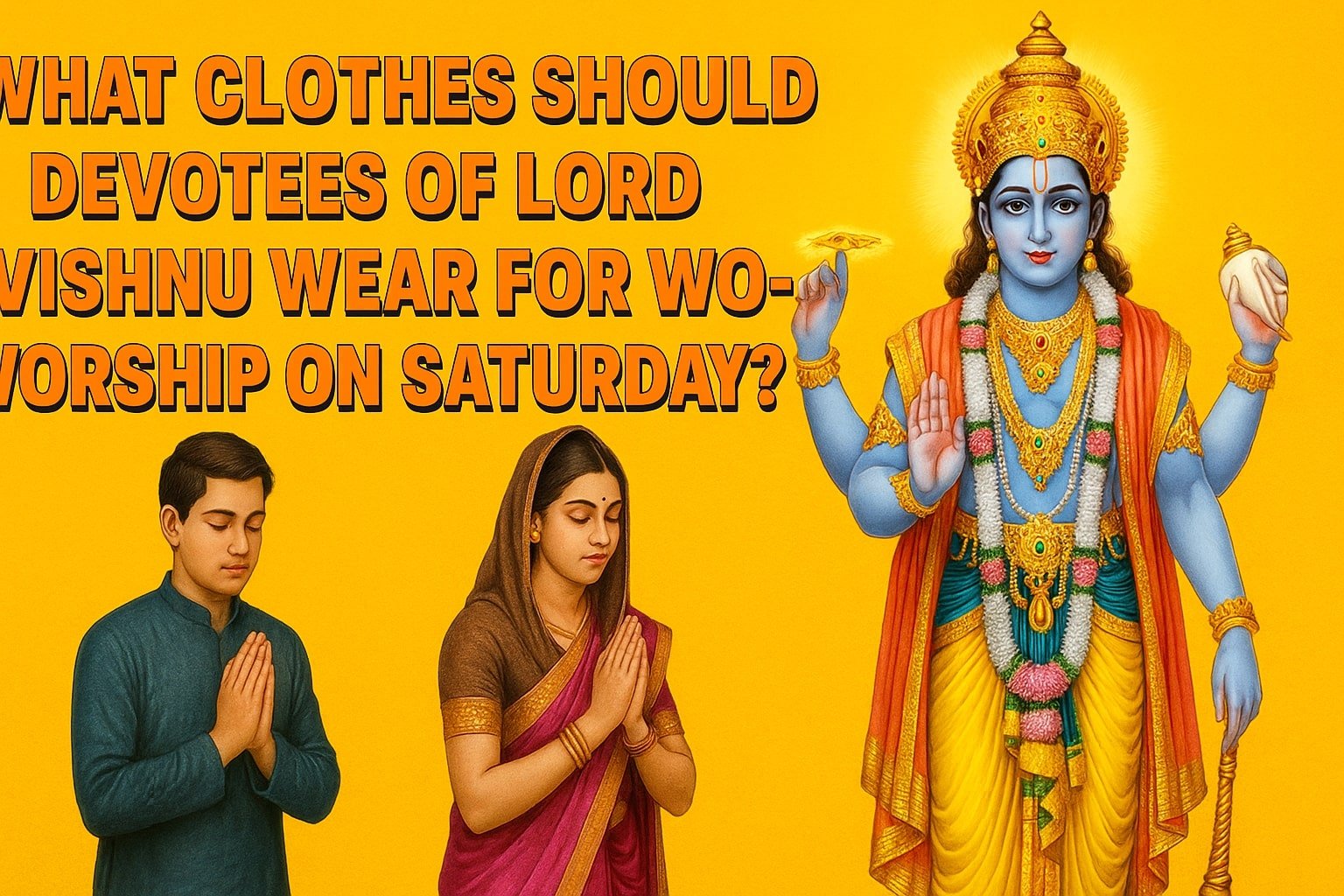 శనివారం రోజున శ్రీమహావిష్ణువు భక్తులు ఎటుంటి వస్త్రాలు ధరించి పూజ చేయాలి