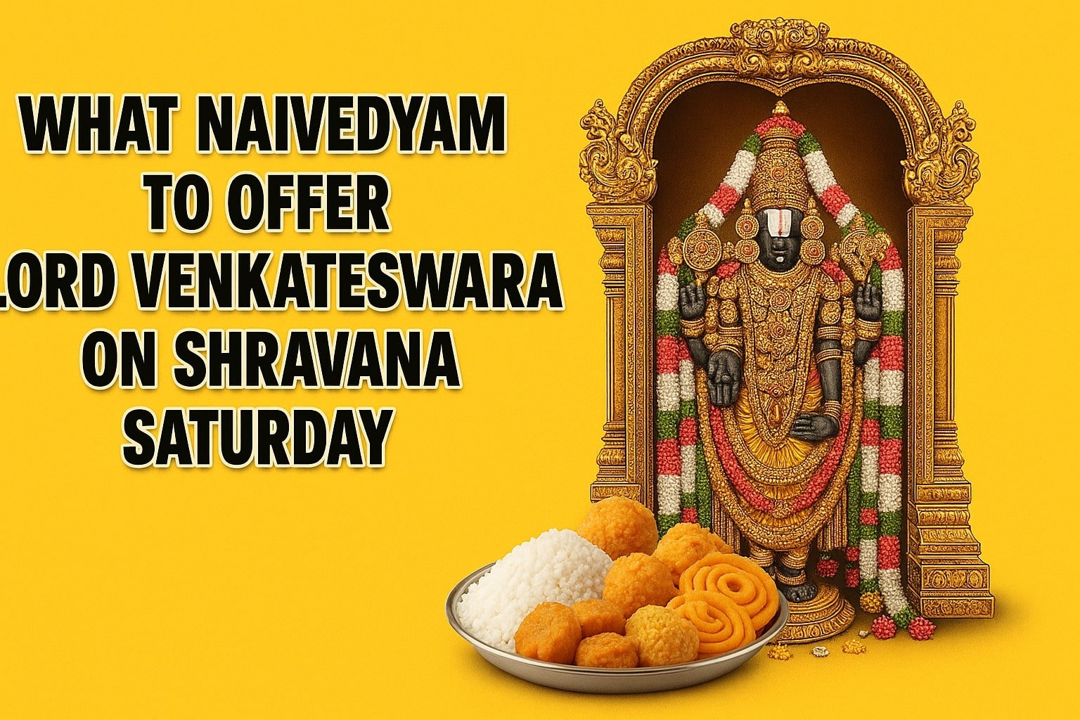శ్రావణ శనివారం శ్రీవేంకటేశ్వరుడికి ఎటుంటి నైవేద్యాలు సమర్పించాలి