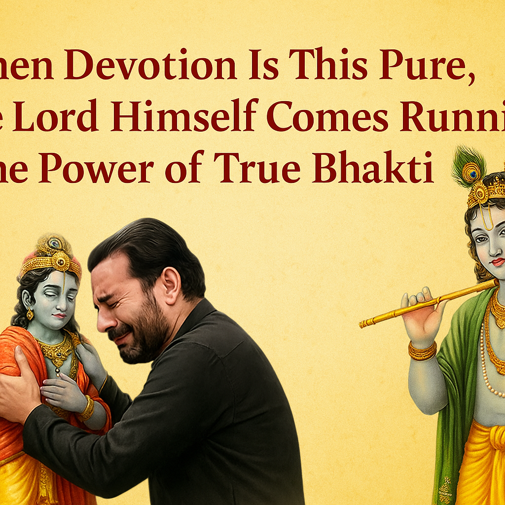 When Devotion Is This Pure, the Lord Himself Comes Running – The Power of True Bhakti