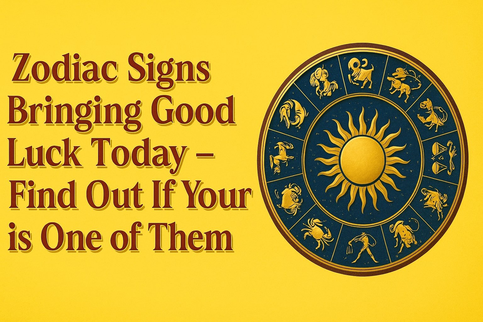 ఈరోజు అదృష్టాన్ని తీసుకొస్తున్న రాశులు