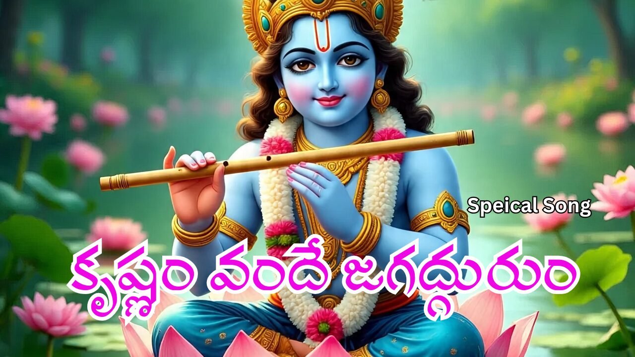 కృష్ణం వందే జగద్గురుం పాట విన్నారా