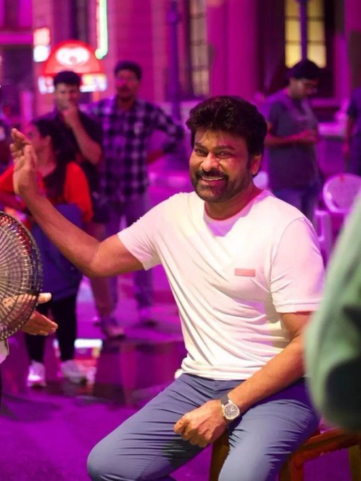 Megastar From Mana Shankar Varaprasad Movie