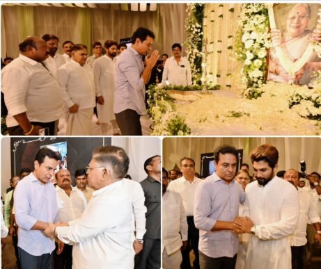 KTR Meets Allu Arjun