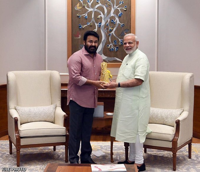 PM Narendra Modi Applauds Mohanlal on Winning Dadasaheb Phalke Award