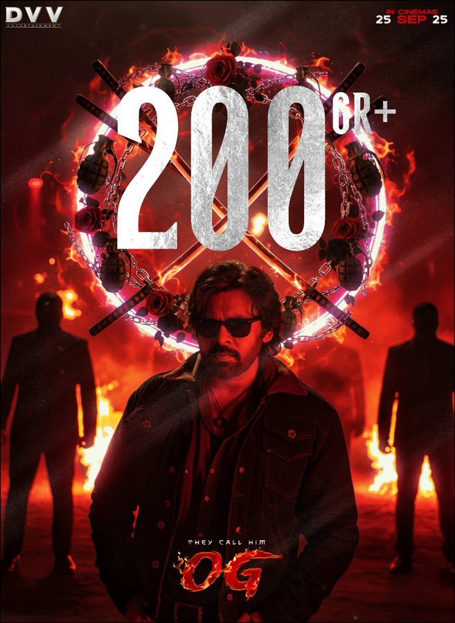 Pawan Kalyan’s OG Crosses ₹200 Crore in Just 3 Days – Mega Blockbuster Records