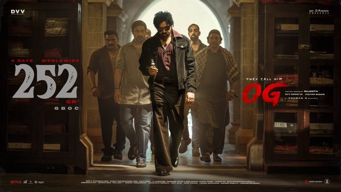 Pawan Kalyan’s OG Latest Collection Report: 250 Crores in Just 4 Days