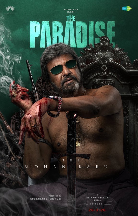 Mohan Babu Introduced as Shikanja Malik in Nani’s Paradise First Look