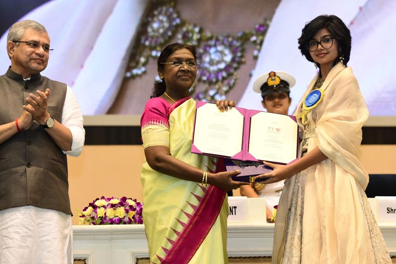 Sukruthi Veni Bandreddy Wins National Award for Best Child Artist