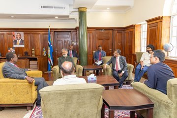 SS Rajamouli With Kenya Government