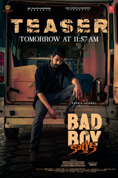 Naga Shaurya stuns in a rugged avatar in Bad Boy Karthik teaser