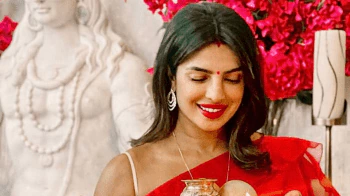 Priyanka Chopra’s Adorable Karwa Chauth Prep With Little Malti Steals Hearts Online