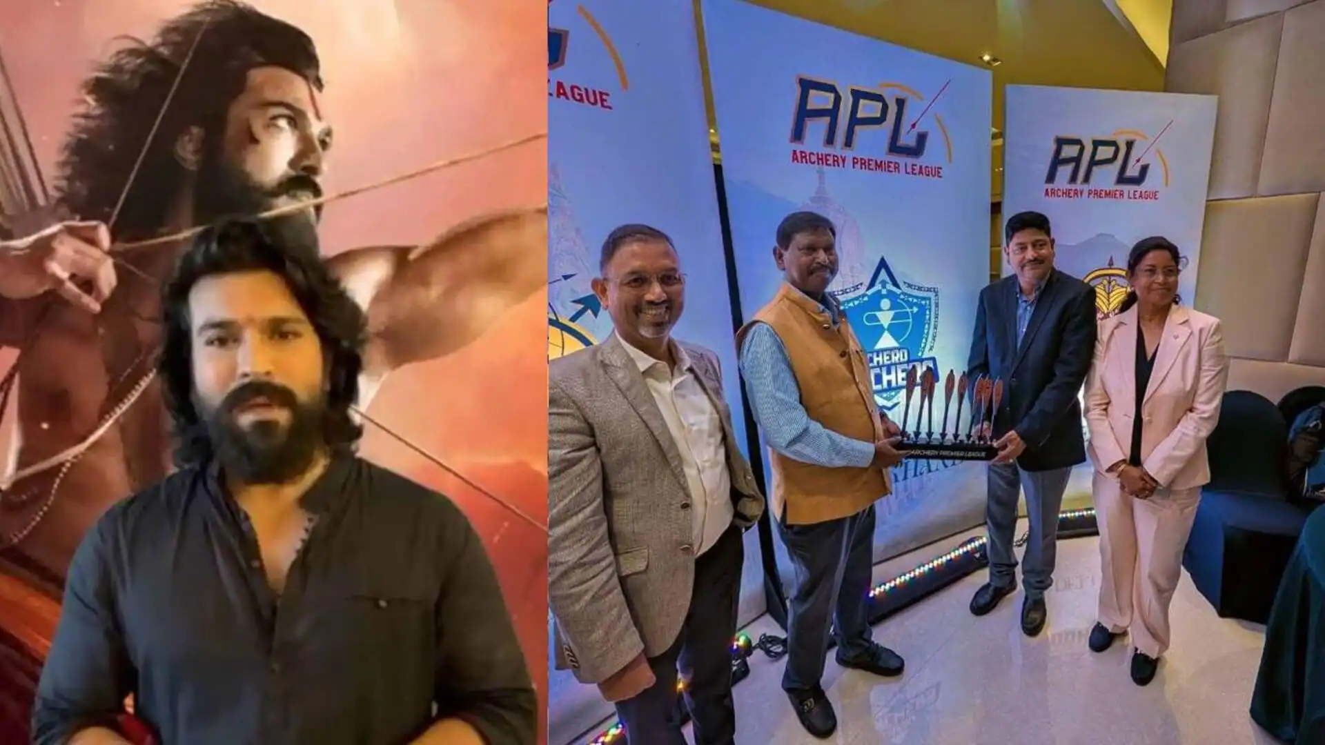 Ram Charan Launches Archery Premier League in Hyderabad