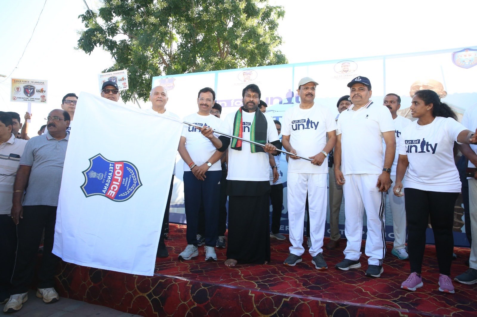 Megastar Chiranjeevi Participates in ‘Run For Unity’ on Sardar Vallabhbhai Patel Jayanti
