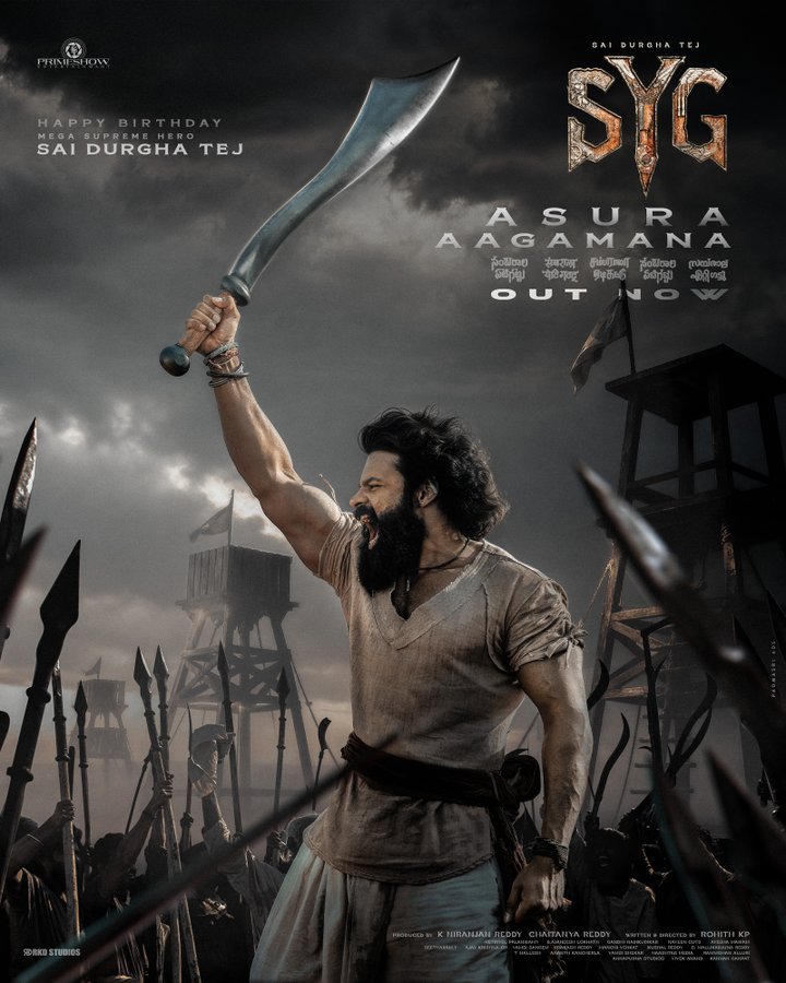 Sai Durgha Tej’s Asura Aagamana Glimpse Unleashes a Powerful Rebellion