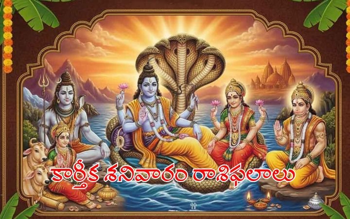 రాశిఫలాలు – కార్తీకశనివారం నవంబర్‌ 8, 2025