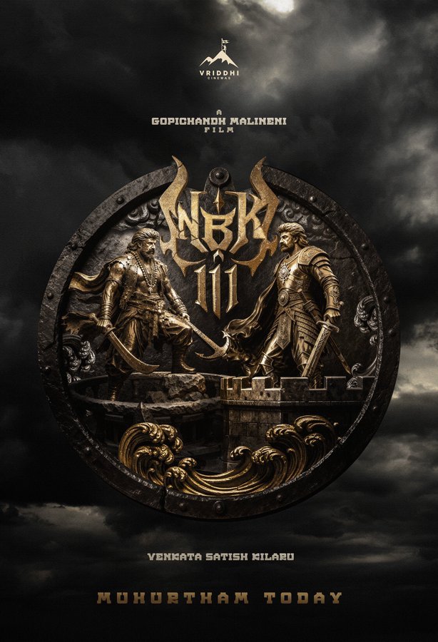 Nandamuri Balakrishna’s 111th Film Launched Grandly; Director Gopichand Malineni Shares First Look Poster